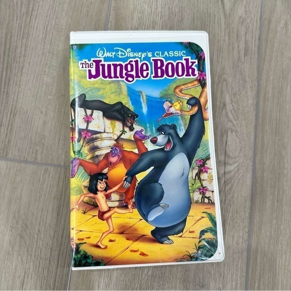 RARE Walt Disney's The Jungle Book VHS 1991 Black Diamond 1122